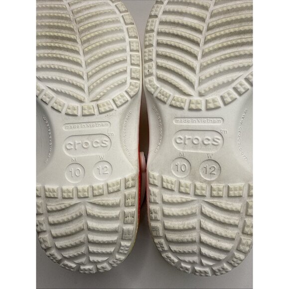 Crocs Classic Rainbow Dye Graphic Slip Resistant Clogs Size Men 10 Women’s 12 - Picture 10 of 12